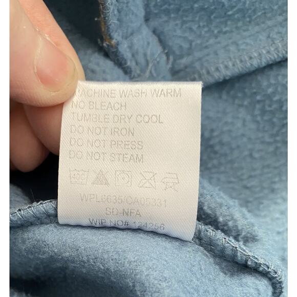 Wms Woolrich Sz L Horizon Blue Full Zip Sleeveless Pockets Golf Vest - Picture 7 of 9